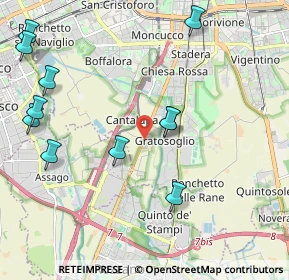 Mappa Via Icilio Calzolari, 20142 Milano MI, Italia (2.46455)