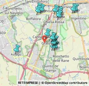 Mappa Via Icilio Calzolari, 20142 Milano MI, Italia (1.87667)