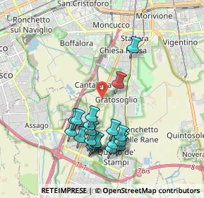 Mappa Via Icilio Calzolari, 20142 Milano MI, Italia (1.8775)