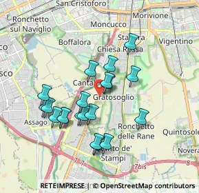 Mappa Via Icilio Calzolari, 20142 Milano MI, Italia (1.611)
