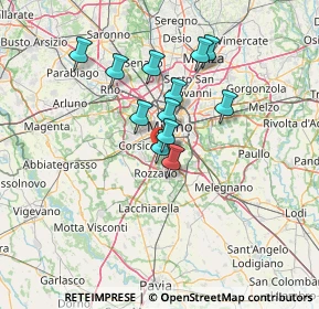 Mappa Via Icilio Calzolari, 20142 Milano MI, Italia (10.5825)