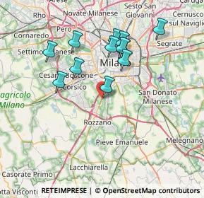 Mappa Via Icilio Calzolari, 20142 Milano MI, Italia (6.83417)