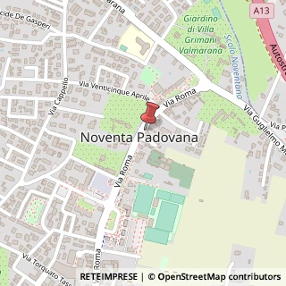 Mappa Via Roma, 65, 35027 Noventa Padovana, Padova (Veneto)