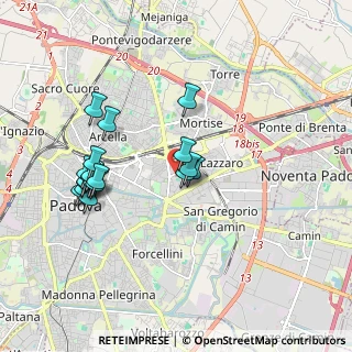 Mappa Via Fratelli Boscardin, 35129 Padova PD, Italia (1.82)