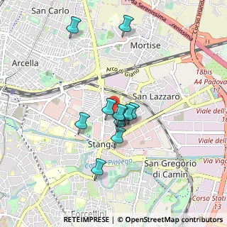 Mappa Via Fratelli Boscardin, 35129 Padova PD, Italia (0.69455)