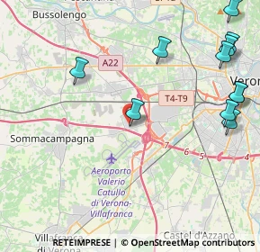 Mappa Via Angelo Brighenti, 37066 Caselle VR, Italia (5.48455)