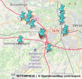 Mappa Via Angelo Brighenti, 37066 Caselle VR, Italia (3.75615)