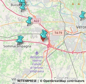 Mappa Via Angelo Brighenti, 37066 Caselle VR, Italia (5.44727)