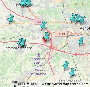 Mappa Via Papa Giovanni XXIII, 37066 Sommacampagna VR, Italia (5.5625)