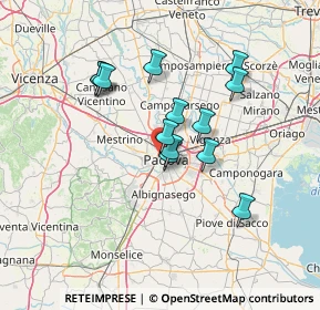 Mappa Via Garigliano, 35100 Padova PD, Italia (11.40385)