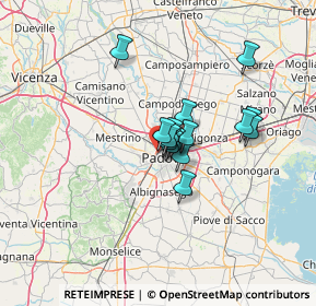 Mappa Via Garigliano, 35100 Padova PD, Italia (8.44667)