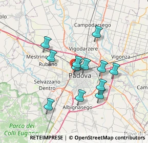 Mappa Via Garigliano, 35100 Padova PD, Italia (5.8625)