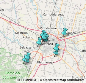 Mappa Via Garigliano, 35100 Padova PD, Italia (5.10455)