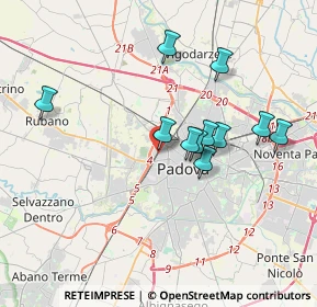 Mappa Via Garigliano, 35100 Padova PD, Italia (3.22818)