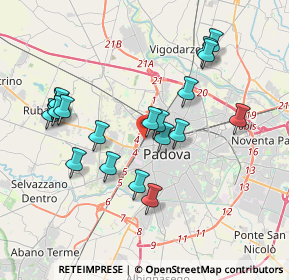 Mappa Via Garigliano, 35100 Padova PD, Italia (3.694)