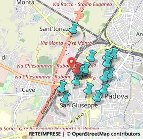 Mappa Via Garigliano, 35100 Padova PD, Italia (0.761)