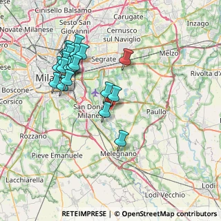 Mappa 20060 Robbiano MI, Italia (7.7235)