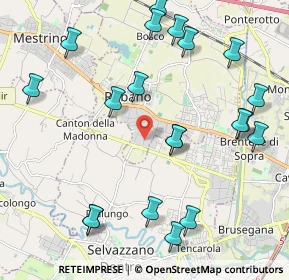 Mappa Via Dell' Industria, 35030 Rubano PD, Italia (2.448)