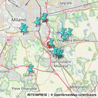 Mappa Piazza Bobbio, 20097 San Donato Milanese MI, Italia (3.46357)