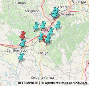 Mappa Via Cà D'Oro, 36040 Sarego VI, Italia (5.89077)