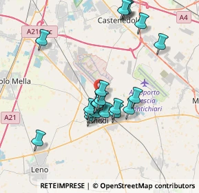 Mappa Via Castenedolo, 25016 Ghedi BS, Italia (3.387)