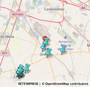 Mappa Via Castenedolo, 25016 Ghedi BS, Italia (5.54167)