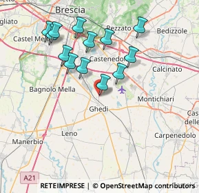 Mappa Via Castenedolo, 25016 Ghedi BS, Italia (7.35)