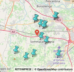 Mappa A4 Torino, 37066 Sona VR, Italia (3.64231)