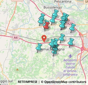 Mappa A4 Torino, 37066 Sona VR, Italia (3.2555)