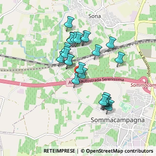 Mappa A4 Torino, 37066 Sona VR, Italia (0.7913)