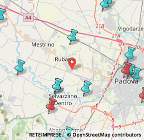 Mappa Selvazzano Dentro, 35030 Selvazzano dentro PD, Italia (6.641)