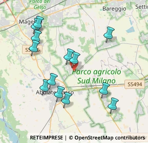 Mappa Via San Francesco, 20080 Albairate MI, Italia (4.01385)