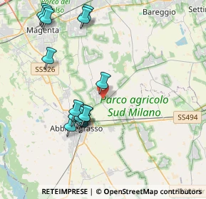 Mappa Via San Francesco, 20080 Albairate MI, Italia (4.13667)