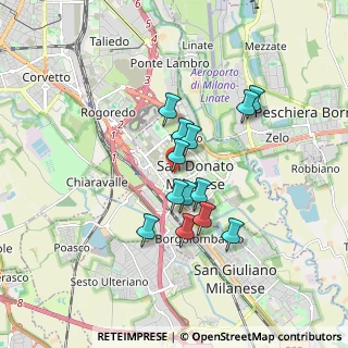 Mappa Via Ambrosoli, 20097 San Donato Milanese MI, Italia (1.33692)