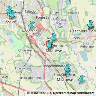 Mappa Via Ambrosoli, 20097 San Donato Milanese MI, Italia (2.95385)