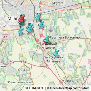 Mappa Via Ambrosoli, 20097 San Donato Milanese MI, Italia (4.53385)
