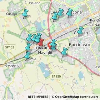 Mappa Via P. Mascagni, 20090 Trezzano sul Naviglio MI, Italia (1.83333)