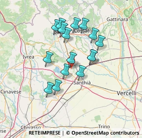 Mappa Unnamed Road, 13881 Cavaglià BI, Italia (11.8425)