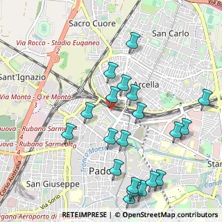 Mappa Via Fra' Paolo Sarpi, 35139 Padova PD, Italia (1.1525)