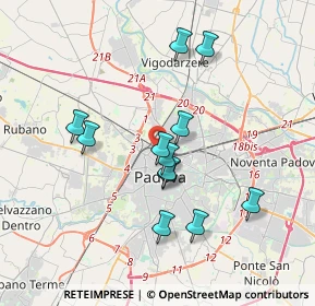 Mappa Via Citolo da Perugia, 35137 Padova PD, Italia (3.21833)
