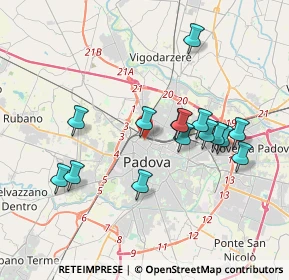 Mappa Via Citolo da Perugia, 35137 Padova PD, Italia (3.46867)