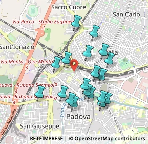 Mappa Via Citolo da Perugia, 35137 Padova PD, Italia (0.8325)