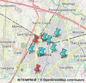Mappa Via Citolo da Perugia, 35137 Padova PD, Italia (1.45636)