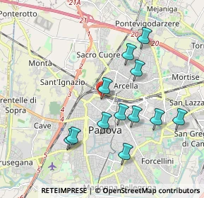 Mappa Via Citolo da Perugia, 35137 Padova PD, Italia (1.84)