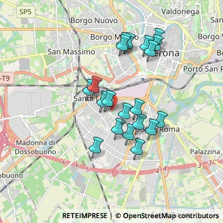 Mappa Via Carisio Amedeo, 37136 Verona VR, Italia (1.635)