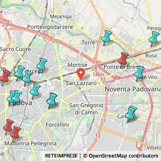 Mappa Via Antonio Salandra, 35129 Padova PD, Italia (3.30294)