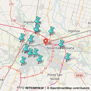 Mappa Via Antonio Salandra, 35129 Padova PD, Italia (3.74538)