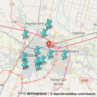 Mappa Via Antonio Salandra, 35129 Padova PD, Italia (3.83615)