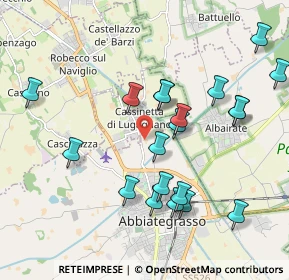 Mappa Cascina Ginibissa, 20081 Abbiategrasso MI, Italia (2.021)