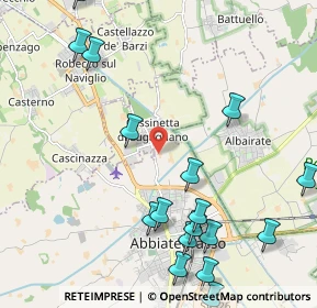 Mappa Cascina Ginibissa, 20081 Abbiategrasso MI, Italia (2.969)